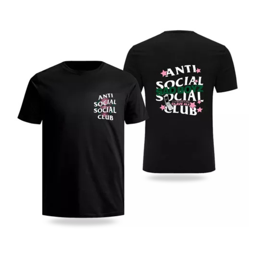 Anti Social Social Club Junior H Sad Boyz Clave Ali Black
