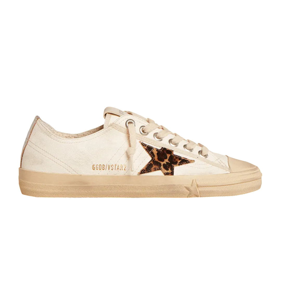 Golden Goose Golden Goose Wmns V-Star LTD 'Beige Brown Leopard'