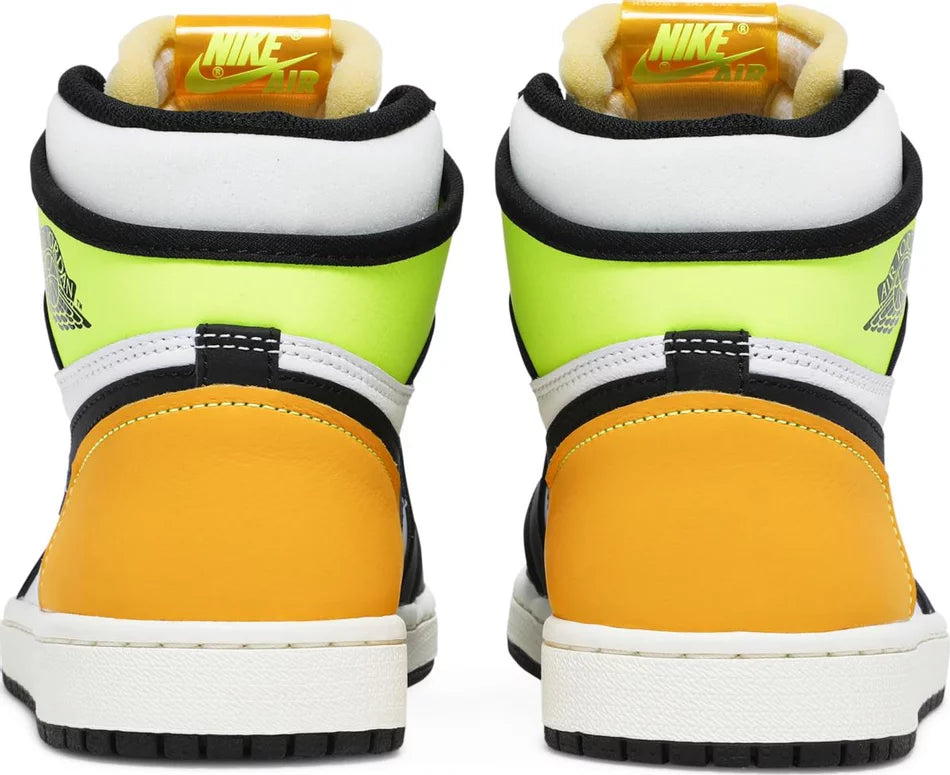 Nike 1 Retro High White Black Volt University Gold