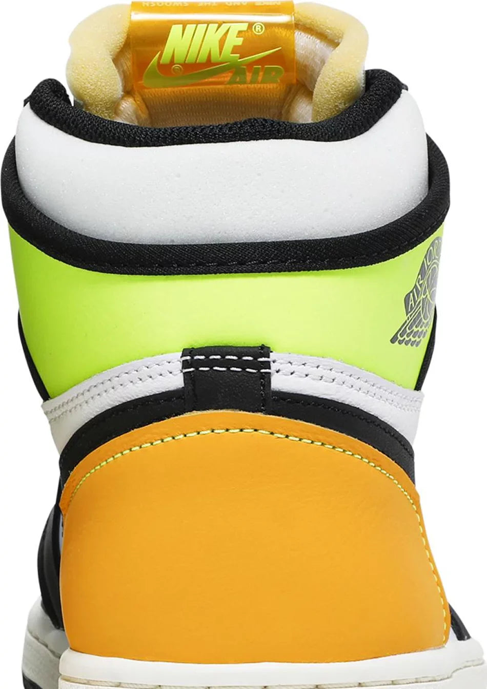 Nike 1 Retro High White Black Volt University Gold