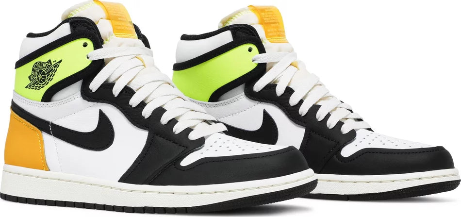 Nike 1 Retro High White Black Volt University Gold