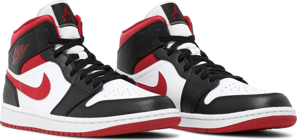 Air Jordan 1 Mid Gym Red Black White