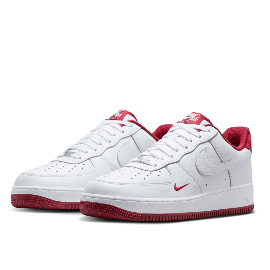 Nike Air Force 1 White Burgundy