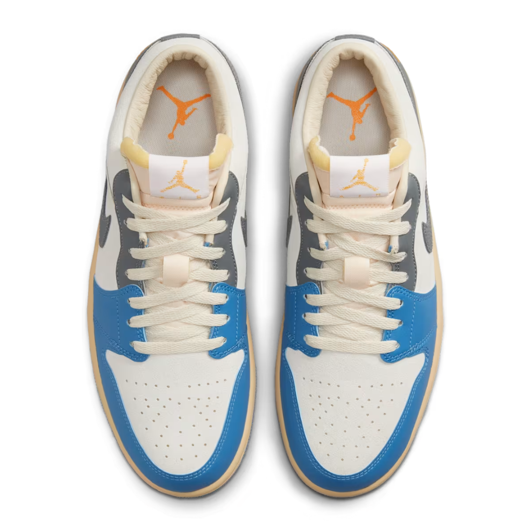 Jordan Air 1 Low Vintage UNC White/University blue-grey-sail