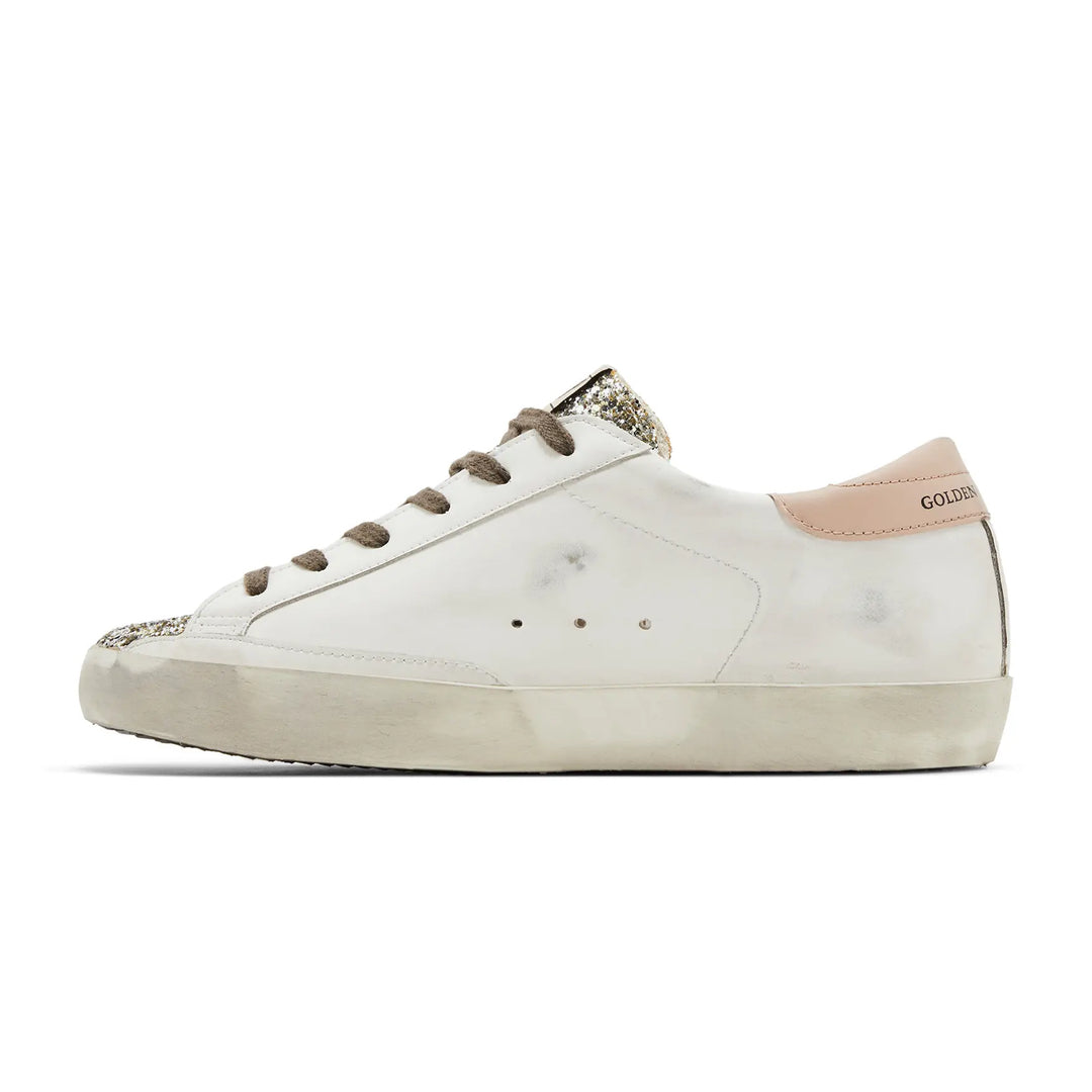 Golden Goose Golden Goose Wmns Superstar 'Platinum Glitter Toe'