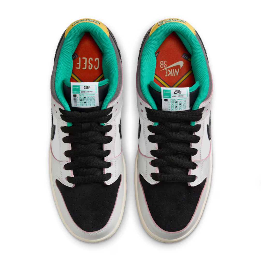 Nike SB Dunk Low Pro x CSEF White and Black