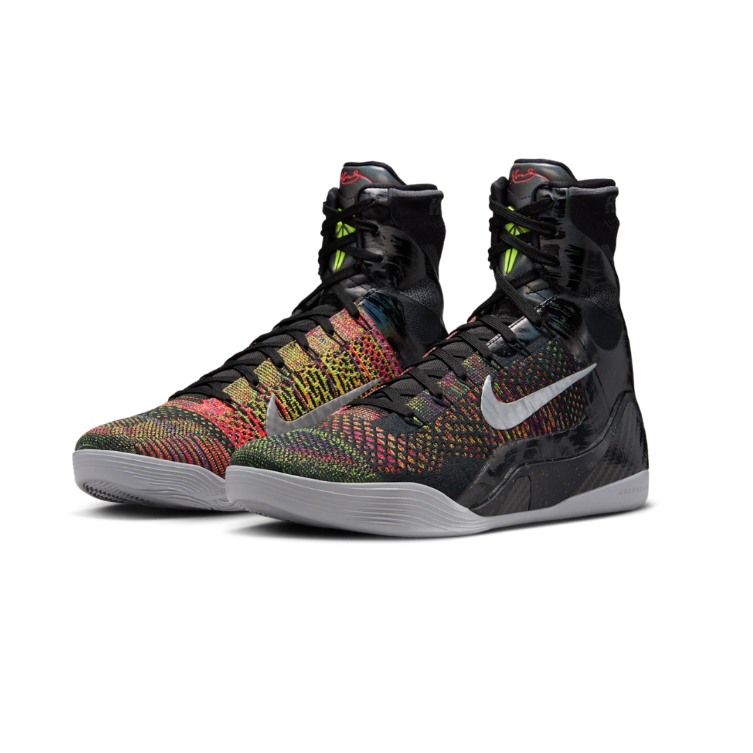 Nike Kobe 9 Protro Elite "Masterpiece" Black and Metallic Silver