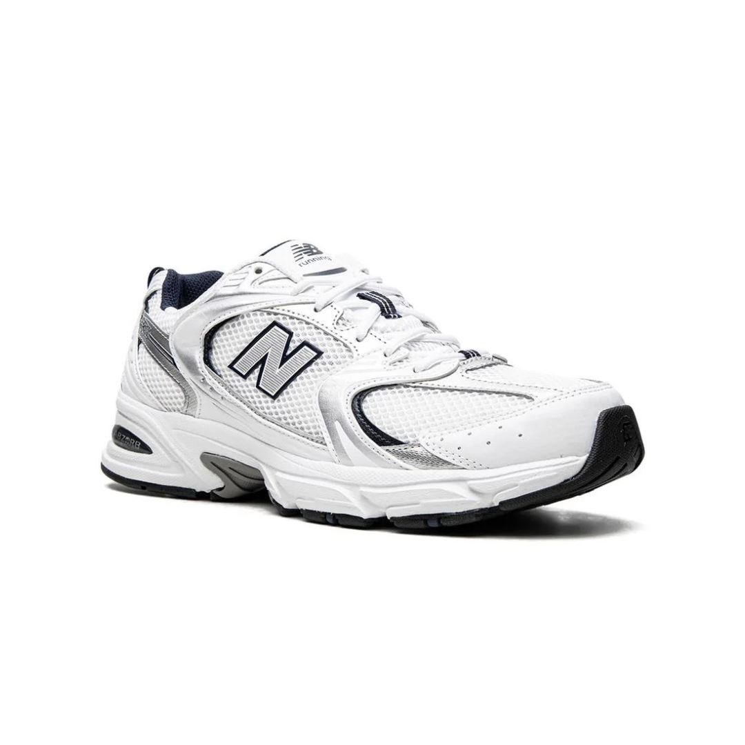 New Balance 530 White Silver Navy