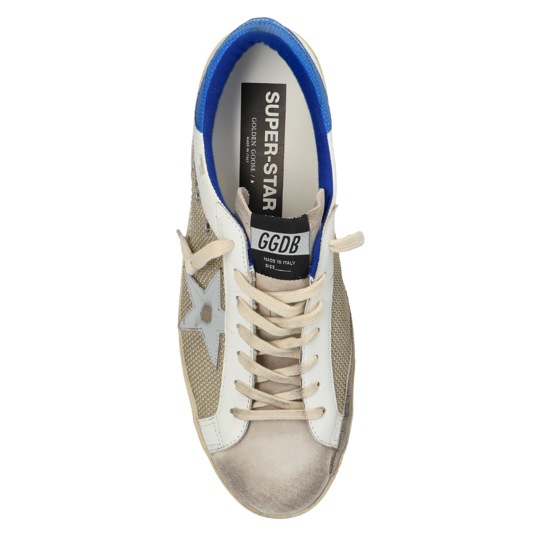 Golden Goose Super-Star Latte White Blue