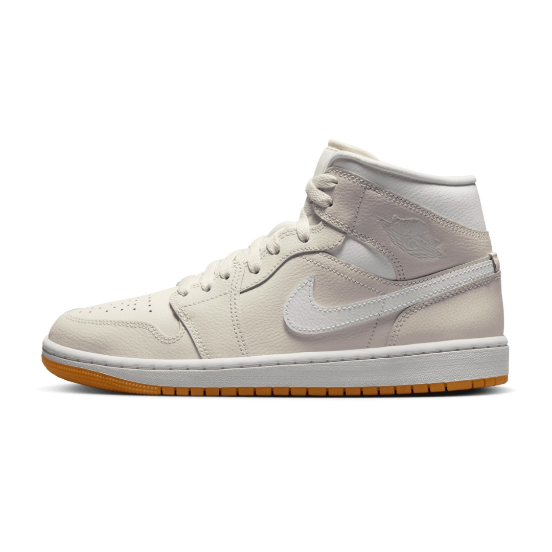 Jordan 1 Mid Beige/Blanco