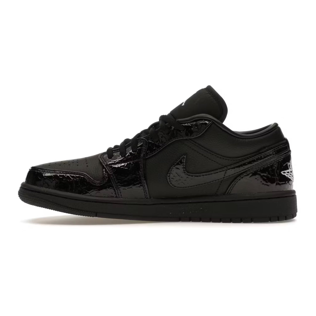 Jordan 1 Low SE Patent Elephant Black (Women's)