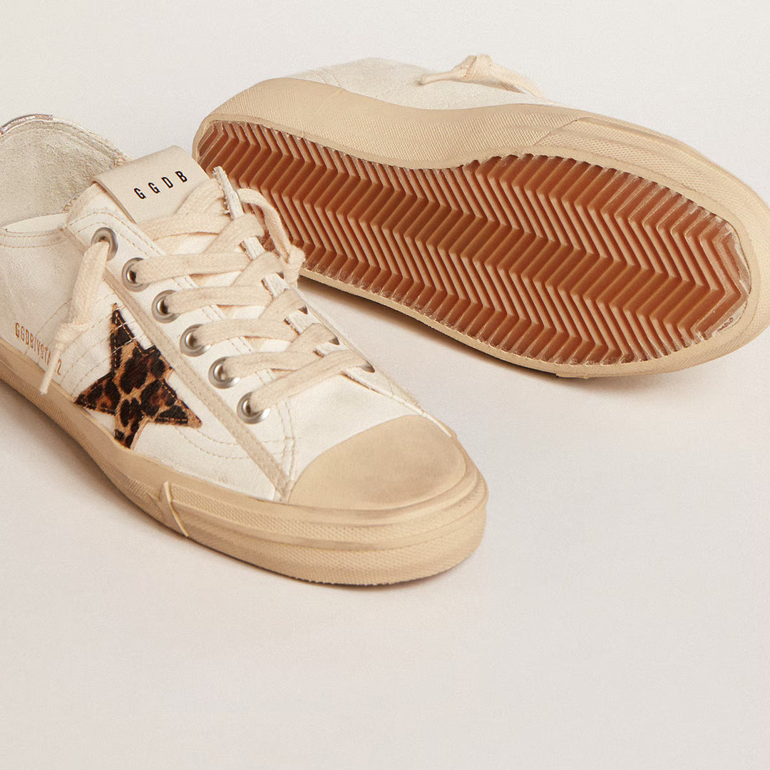 Golden Goose Golden Goose Wmns V-Star LTD 'Beige Brown Leopard'