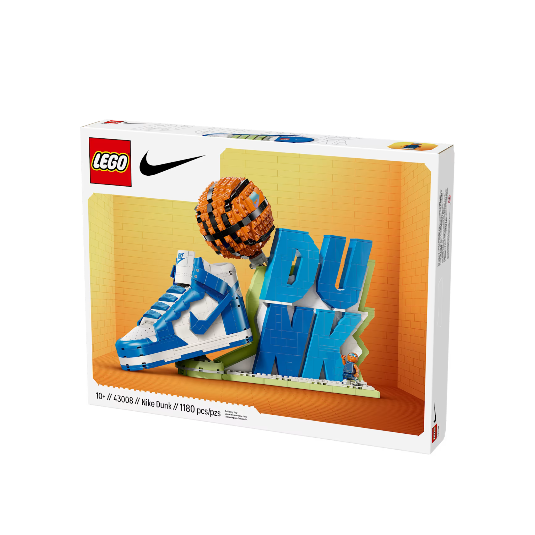 Nike Set Dunk x LEGO® Kit de tenis con minifigura exclusiva