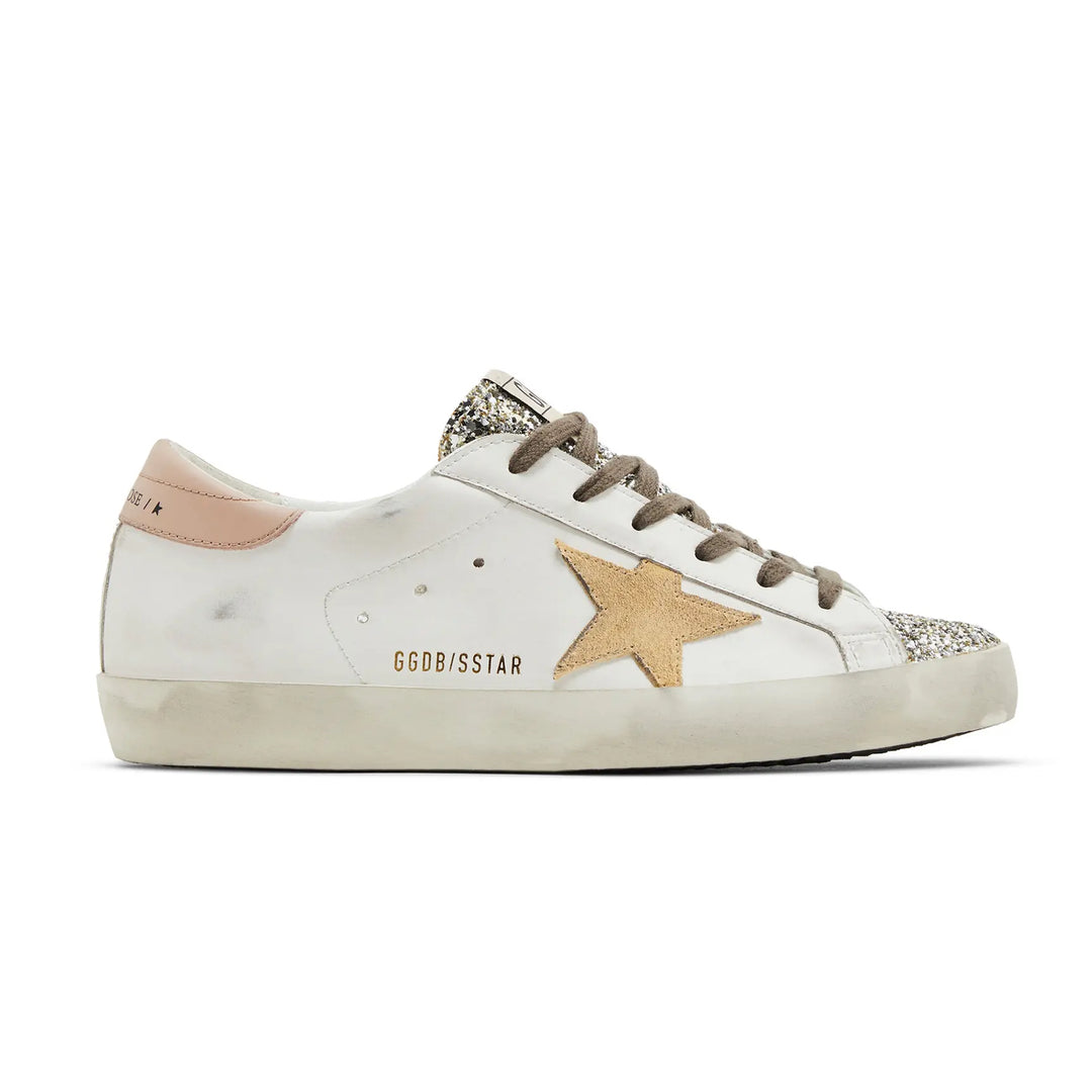 Golden Goose Golden Goose Wmns Superstar 'Platinum Glitter Toe'
