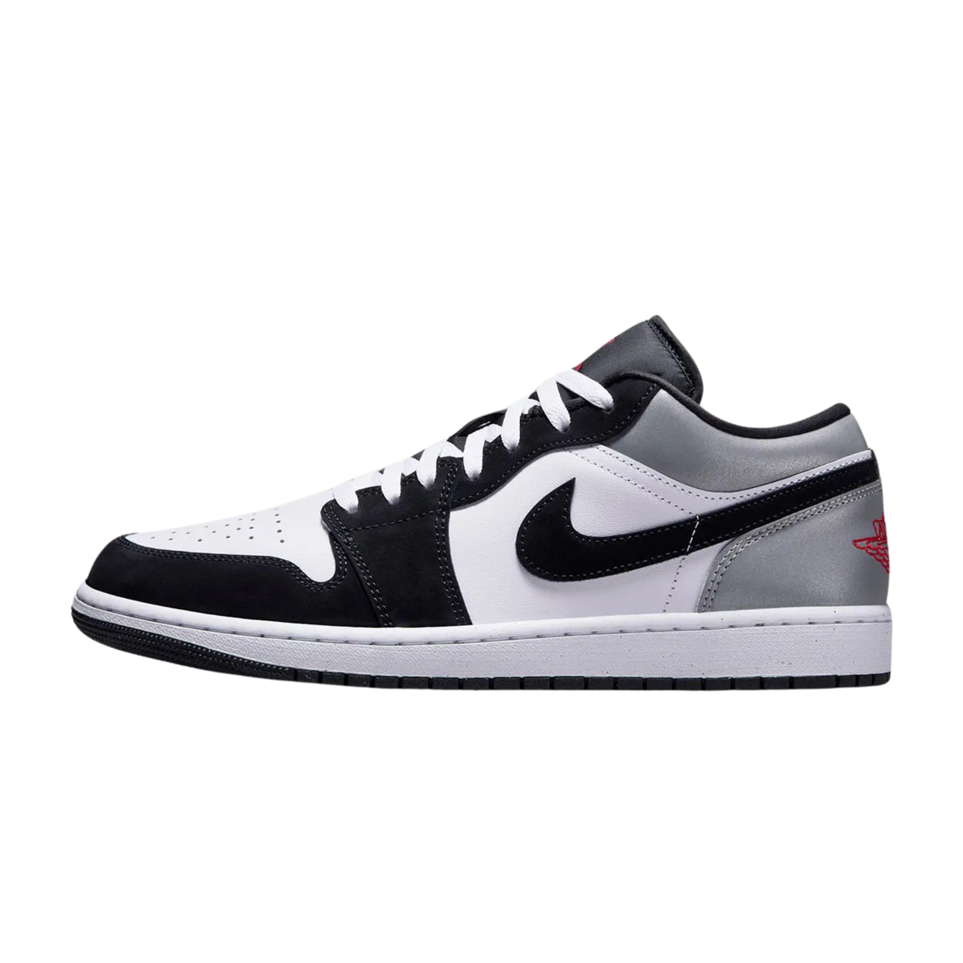 Jordan 1 Low SE White Fire Red Black Matte Silver