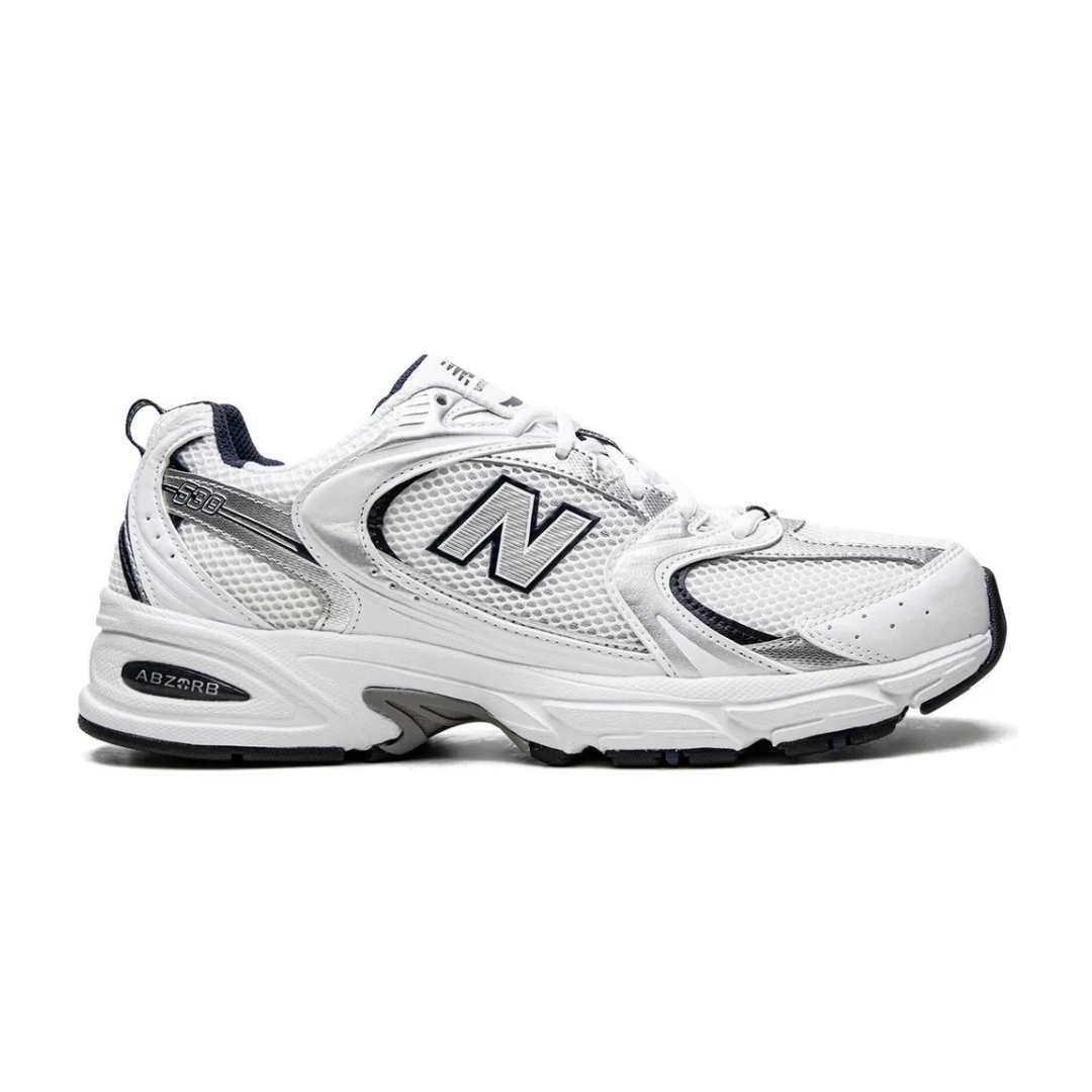 New Balance 530 White Silver Navy