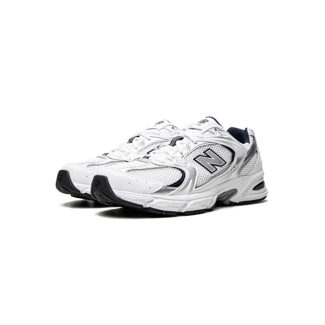 New Balance 530 White Silver Navy