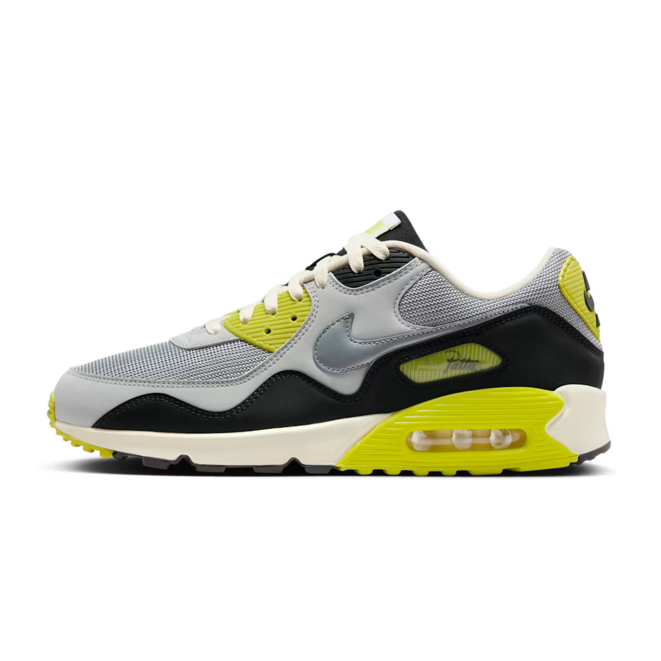 Nike Air Max 90 x Patta Cyber and Particle Grey