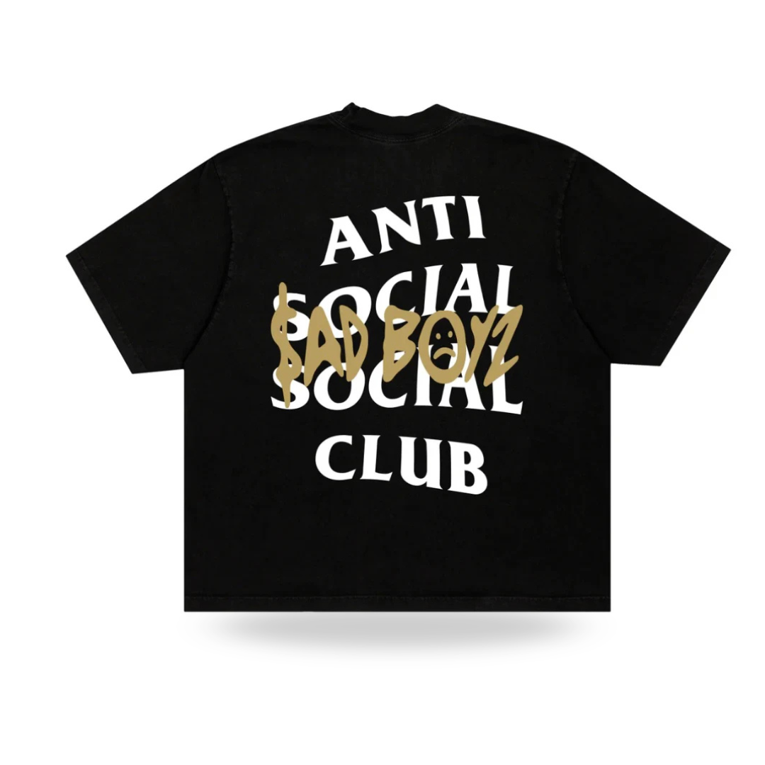 Anti Social Social Club Junior H SadBoyz Gold Black