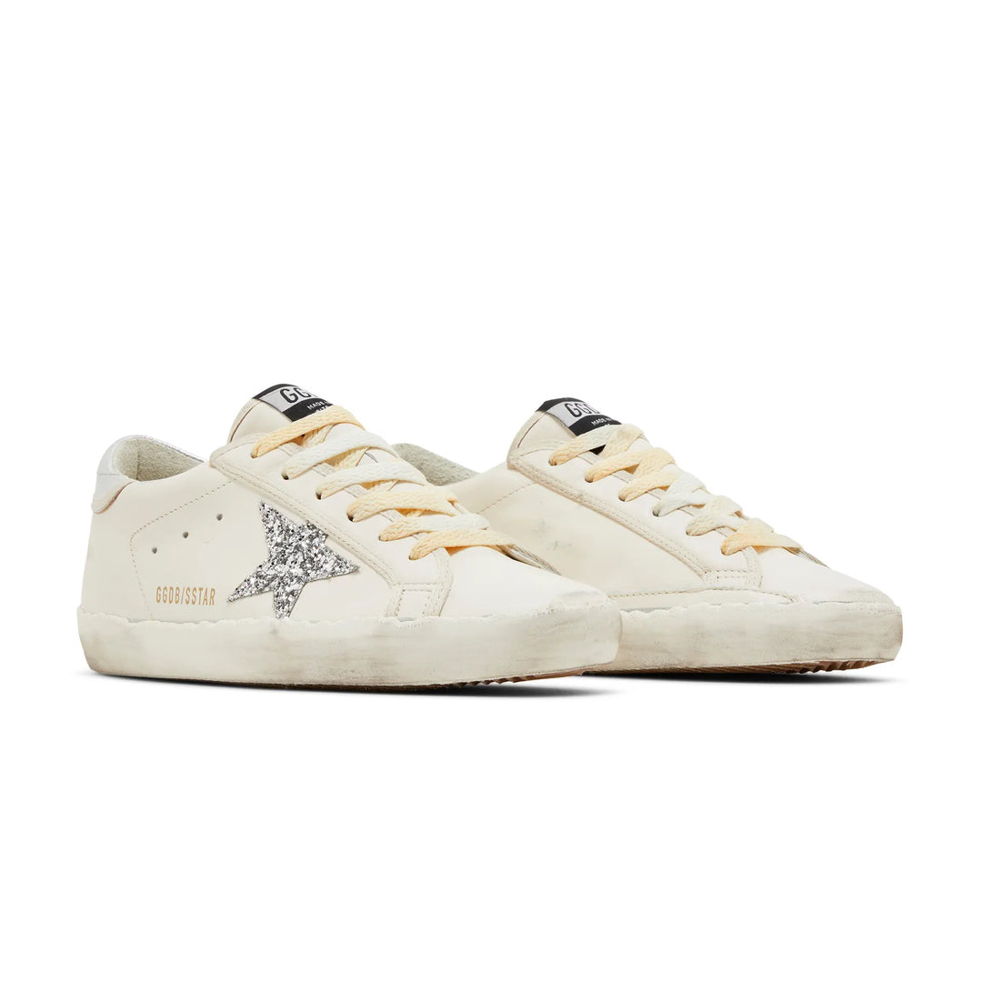 Golden Goose Golden Goose Wmns Superstar 'White Silver Glitter'