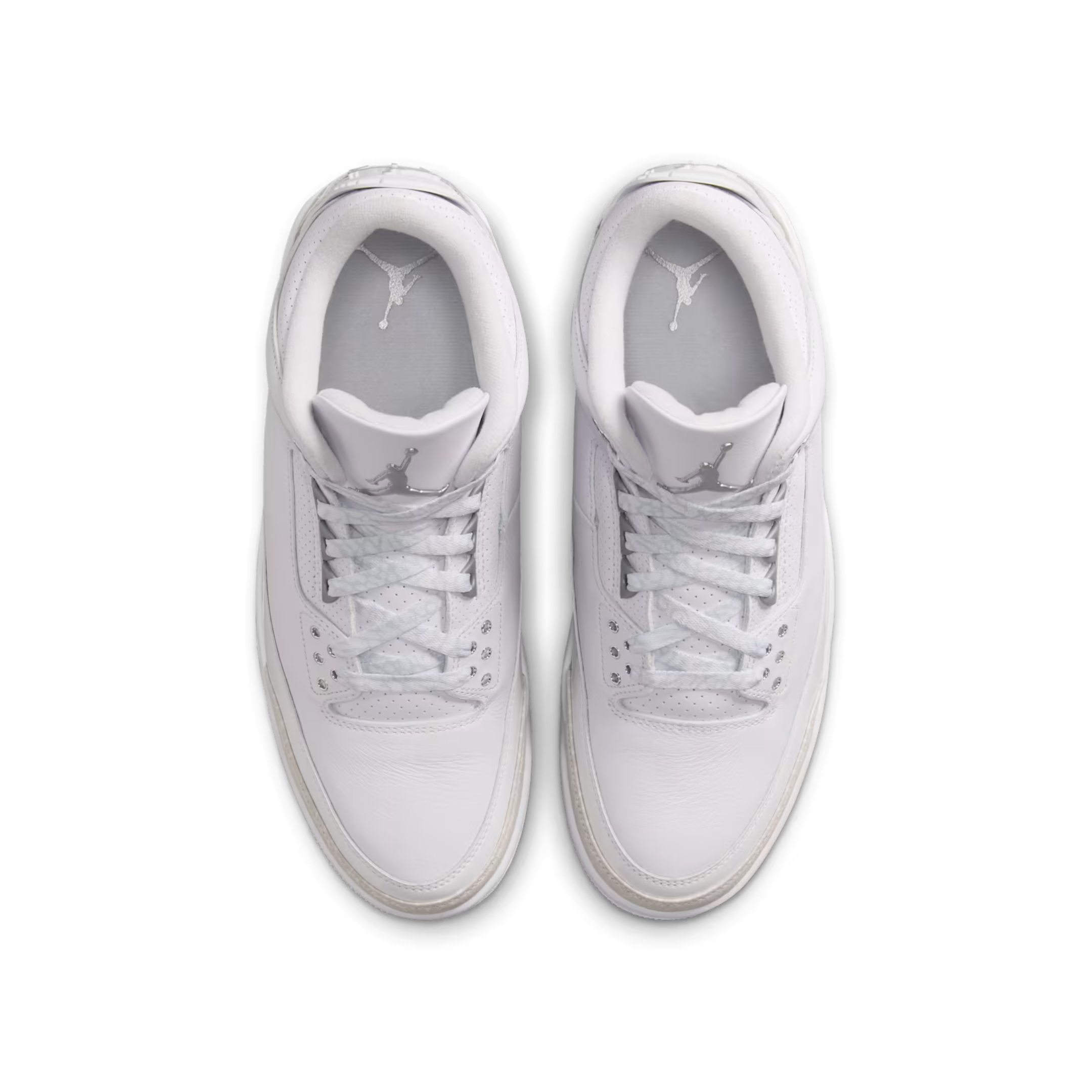 Jordan 3 White and Silver