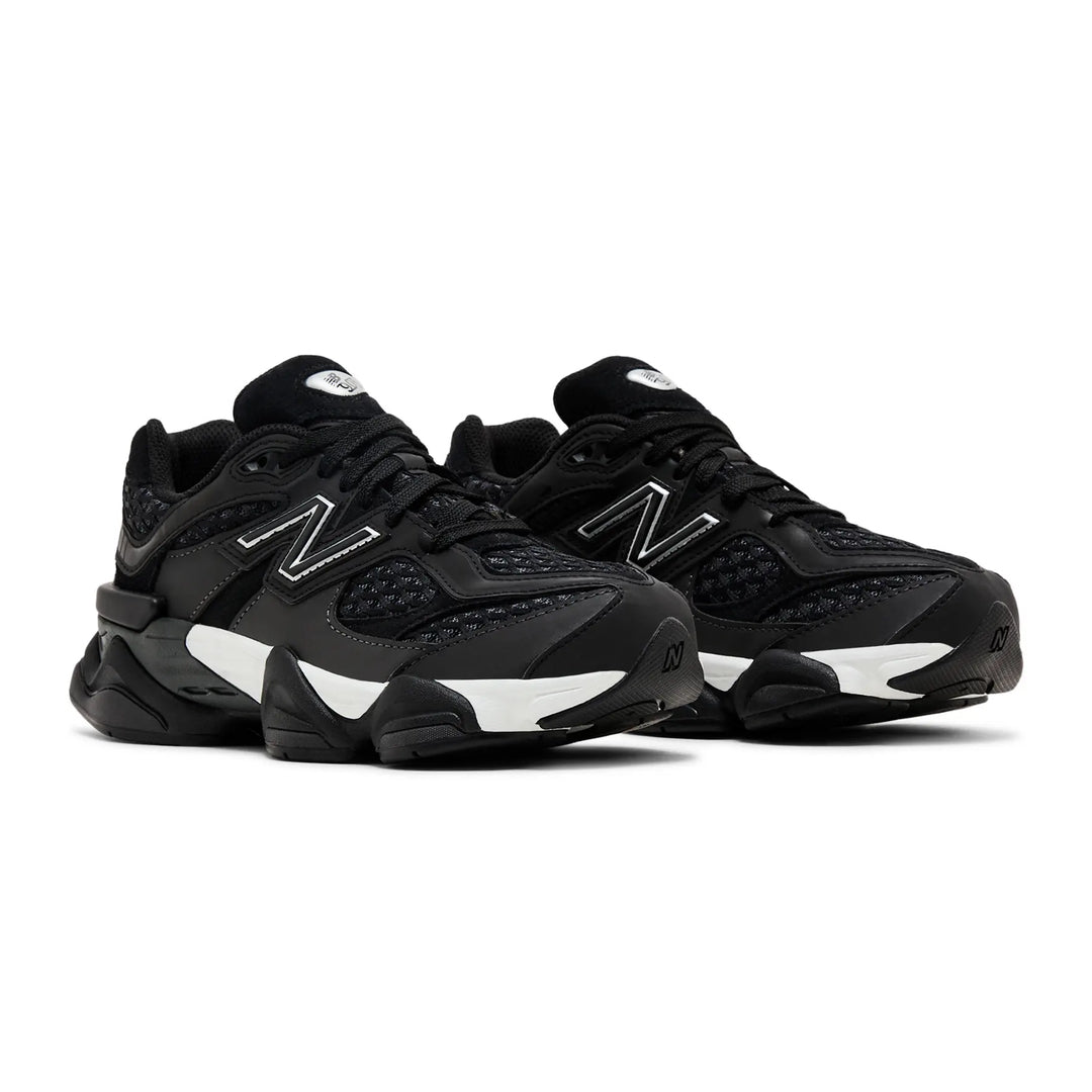 New Balance 9060 Big Kid 'Black Silver' Shoe Palace Exclusive