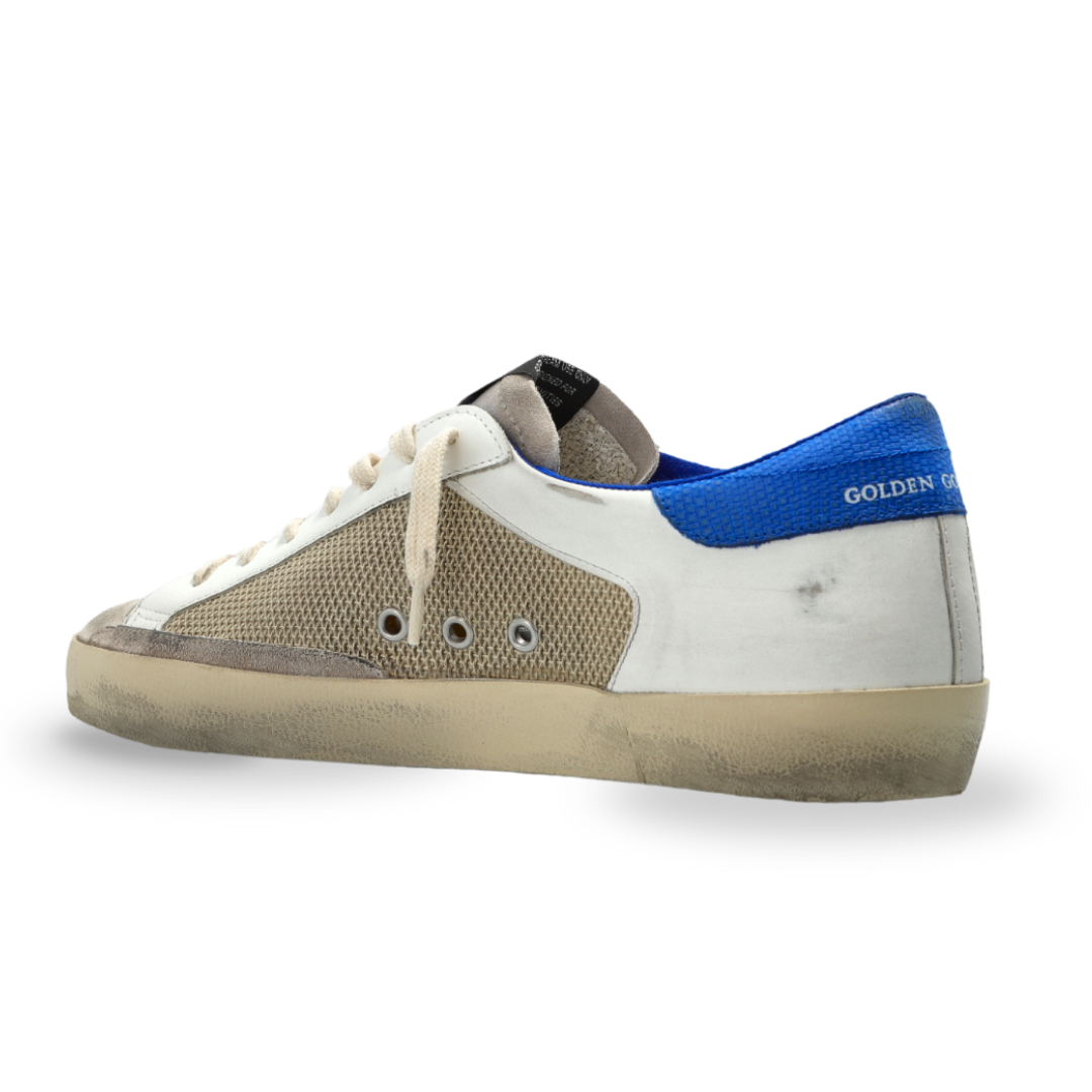 Golden Goose Super-Star Latte White Blue