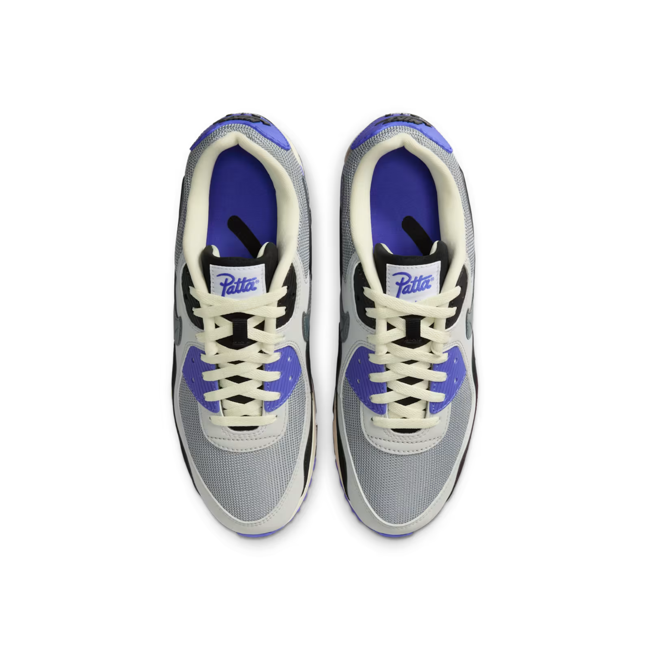 Nike Air Max 90 x Patta Sapphire and Particle Grey
