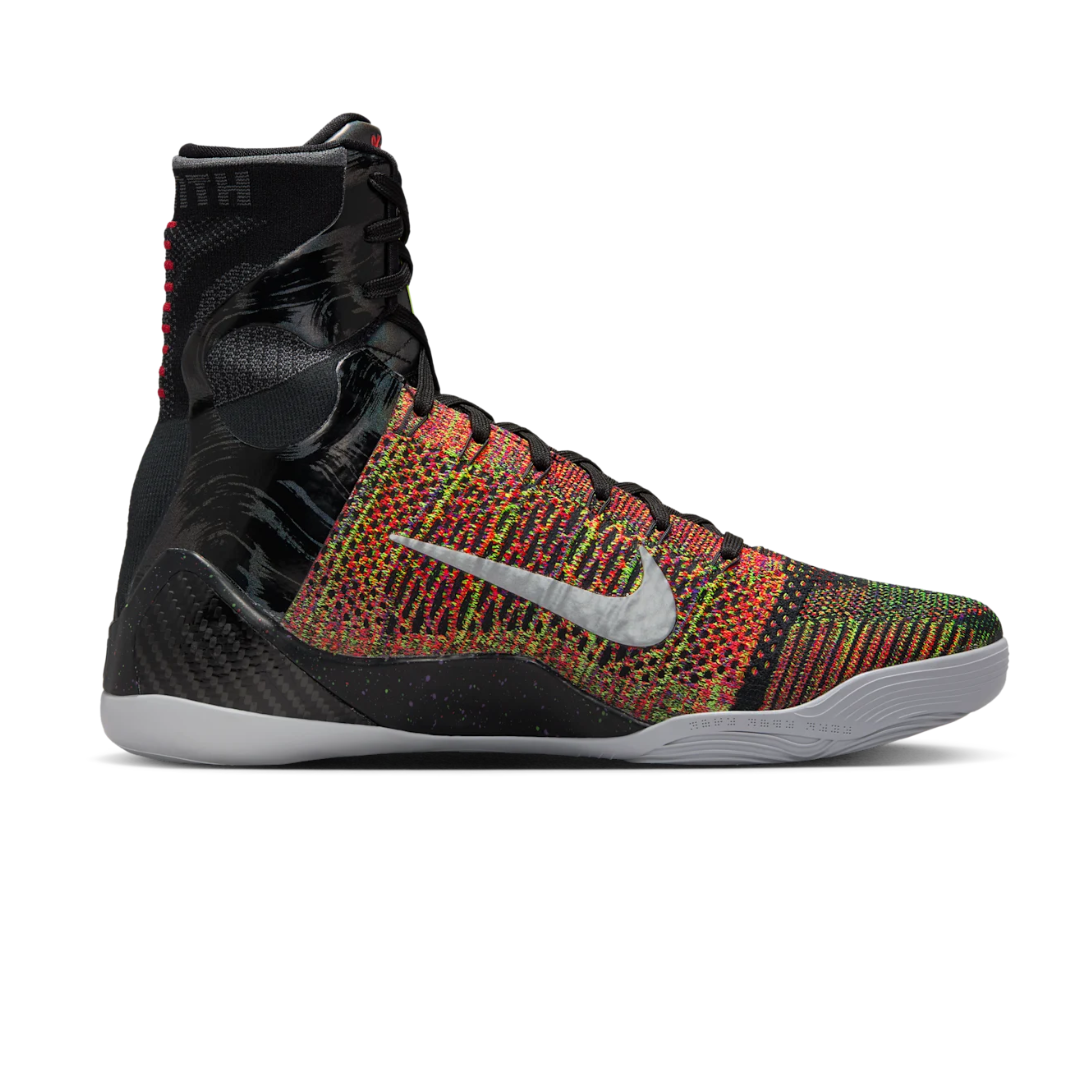 Nike Kobe 9 Protro Elite "Masterpiece" Black and Metallic Silver