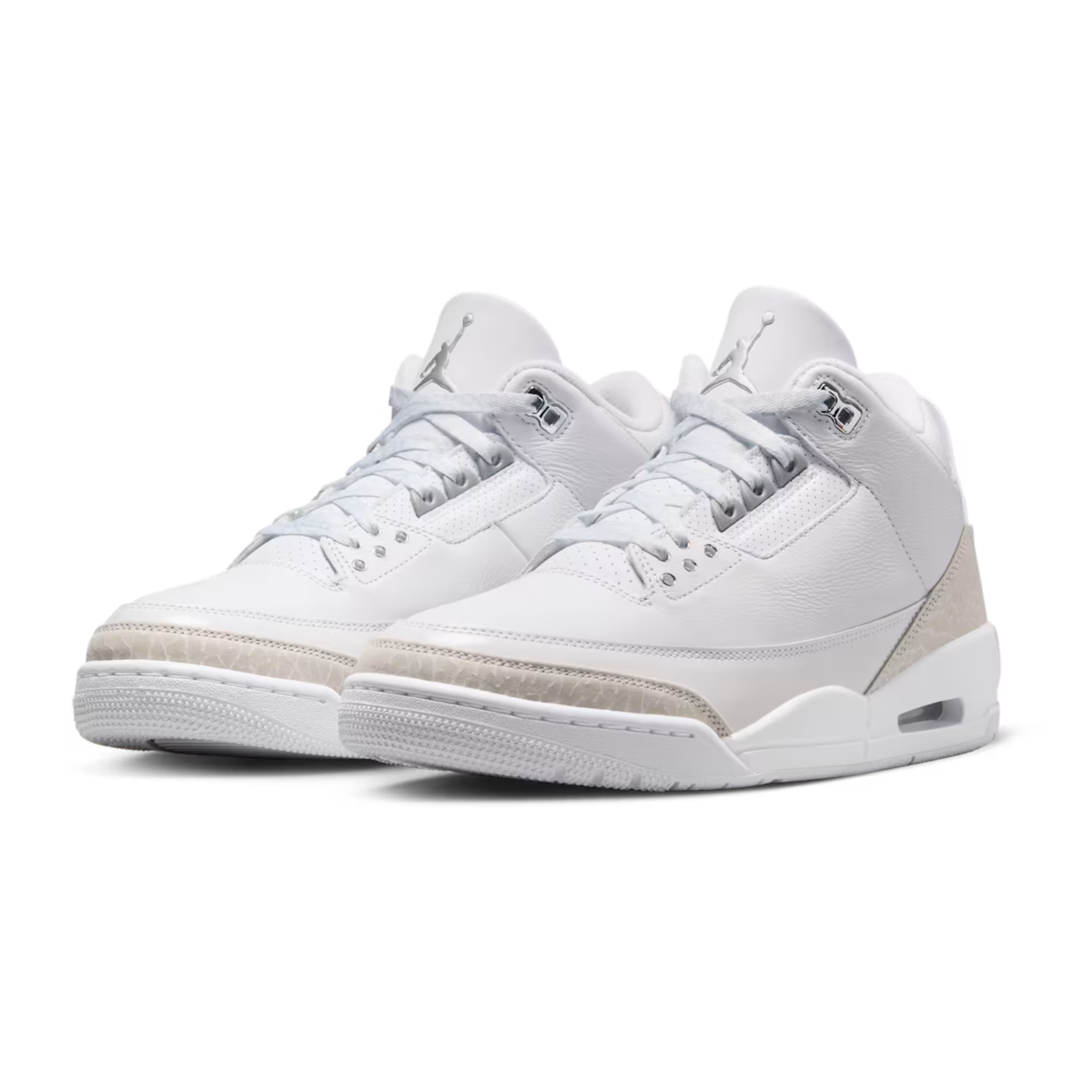 Jordan 3 White and Silver