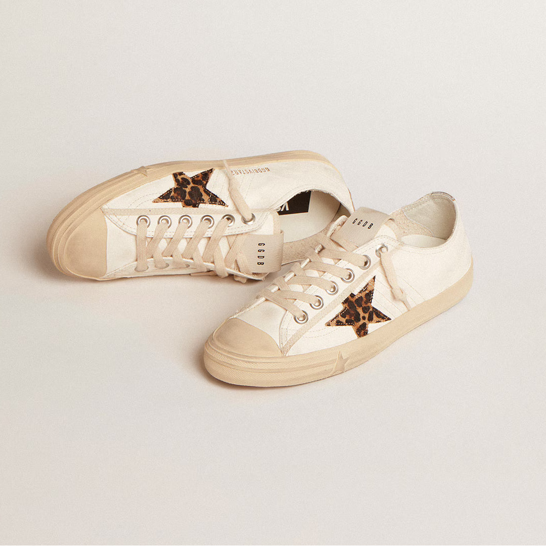 Golden Goose Golden Goose Wmns V-Star LTD 'Beige Brown Leopard'