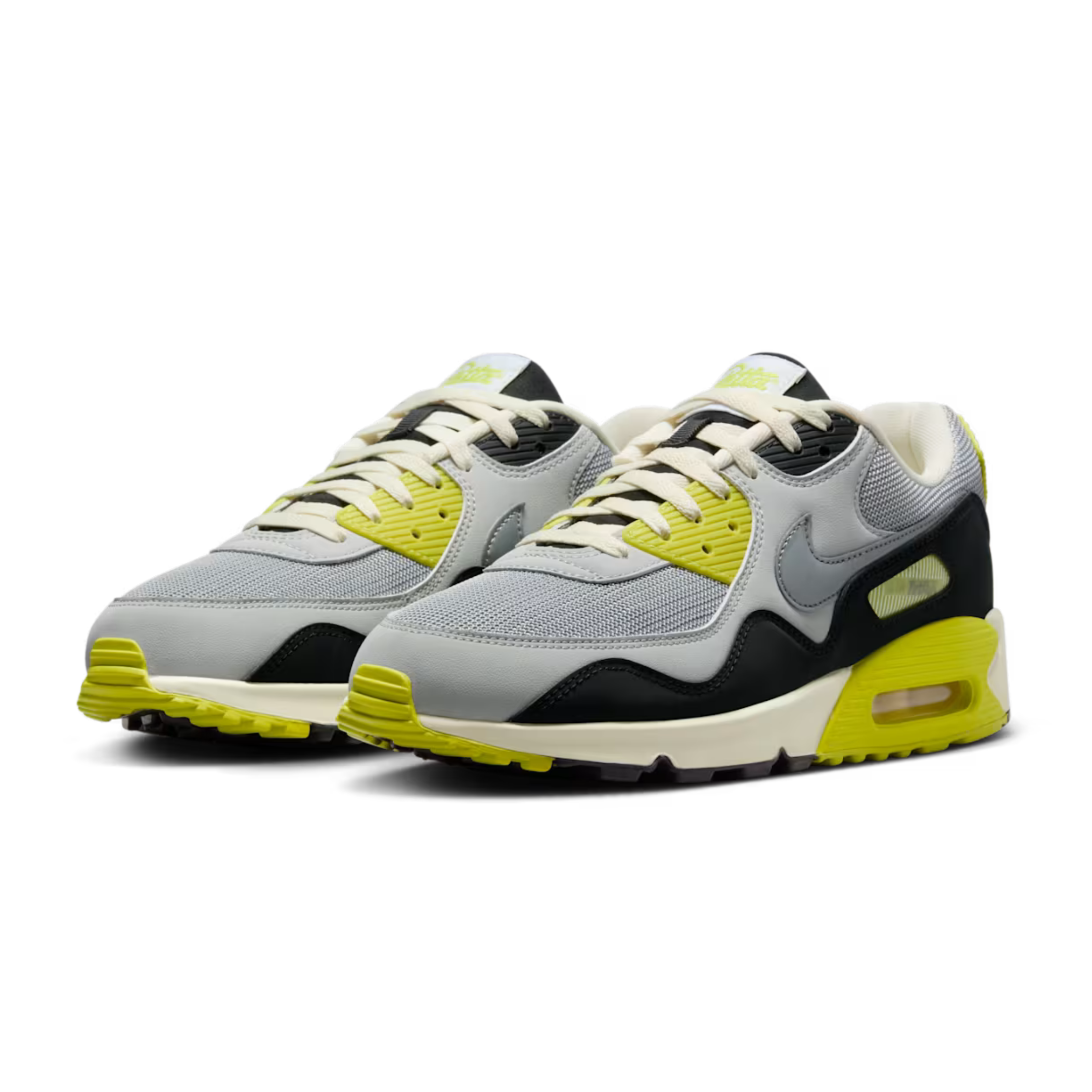 Nike Air Max 90 x Patta Cyber and Particle Grey