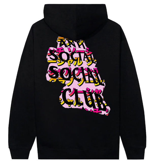 Anti Social Social Club Twisted Quickness Hoodie Black