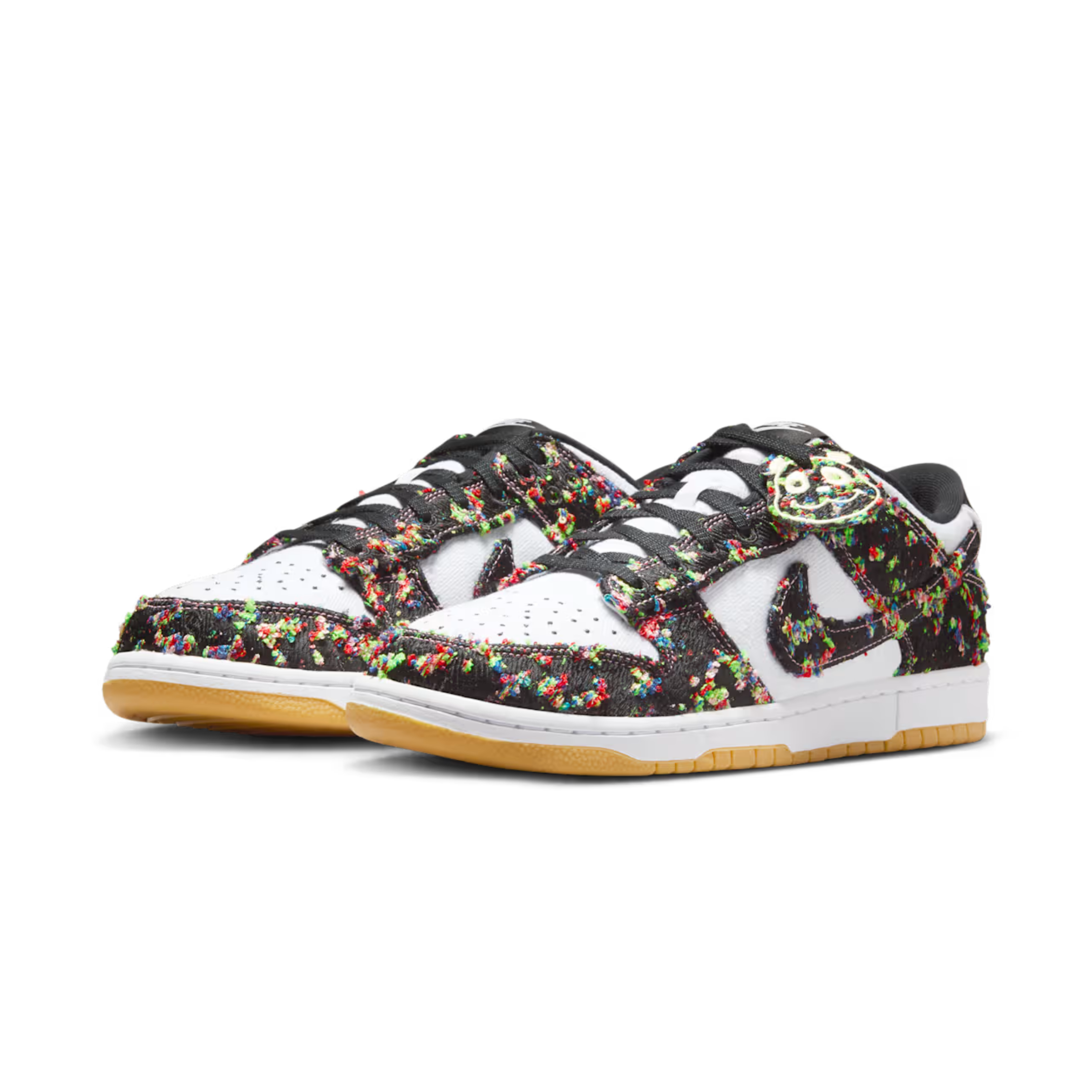 Nike Dunk Low White and Gum Yellow