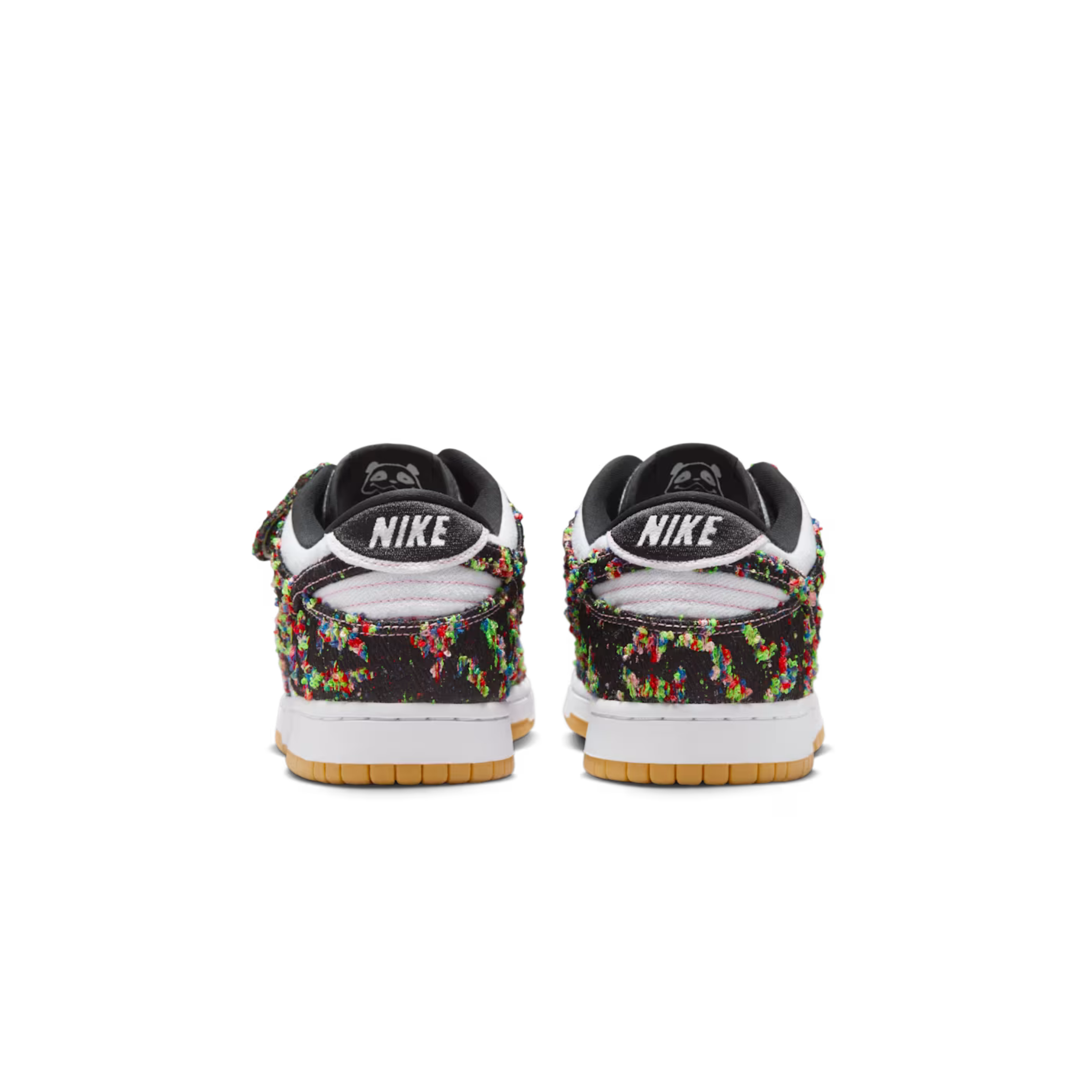 Nike Dunk Low White and Gum Yellow