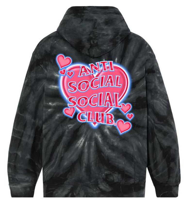 Anti Social Social Club Gelasius Black Tie Dye