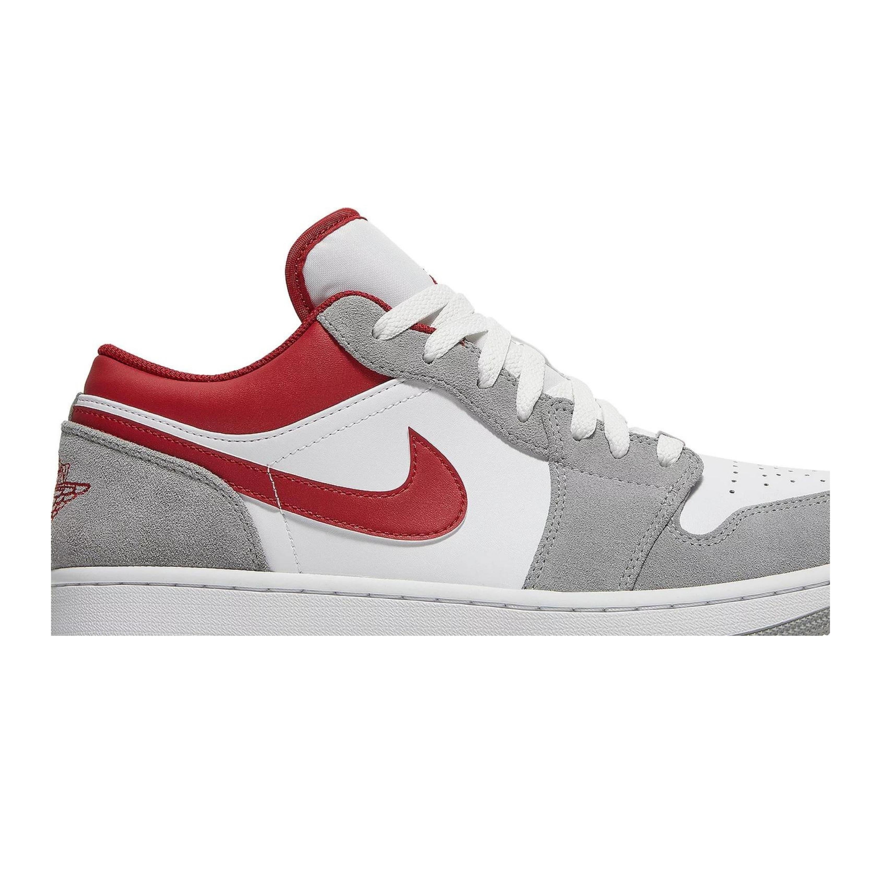 Jordan 1 Low SE Light Smoke Grey Gym Red