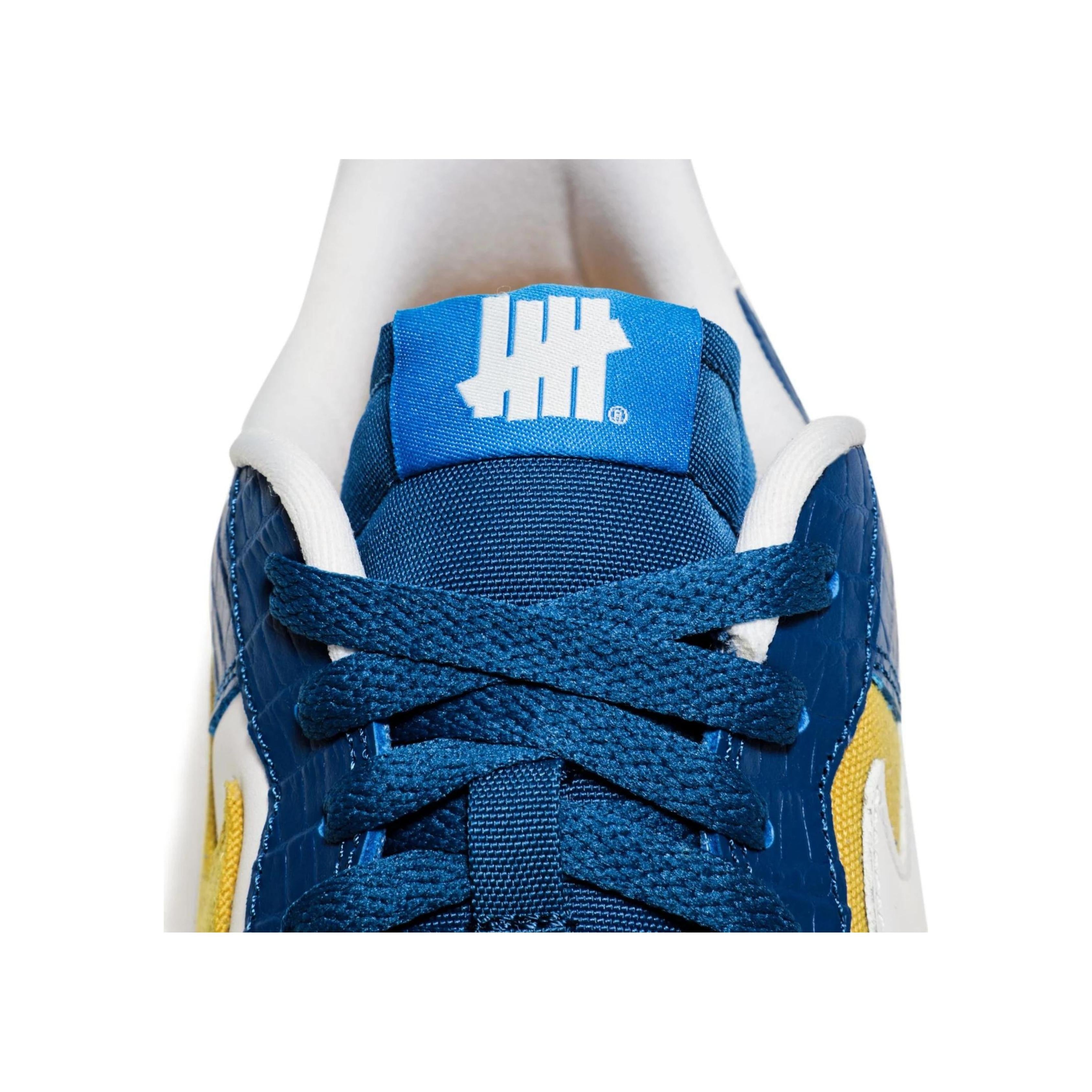 Nike Air Force 1 Low SP Undefeated 5 On It Blue Yellow Croc