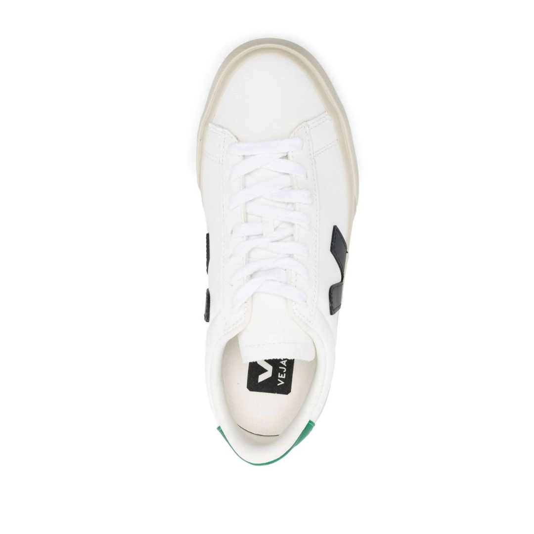 Veja Veja Campo Chromefree Leather White Black Emeraude