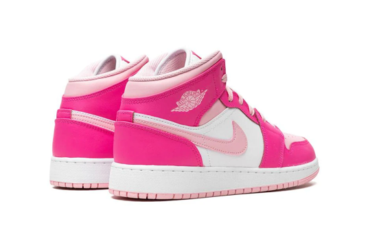 Jordan 1 Mid Fierce Pink (GS)