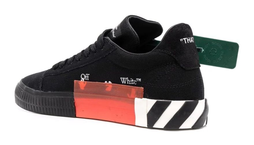 Off-White Vulcanized Low Black Green Zip