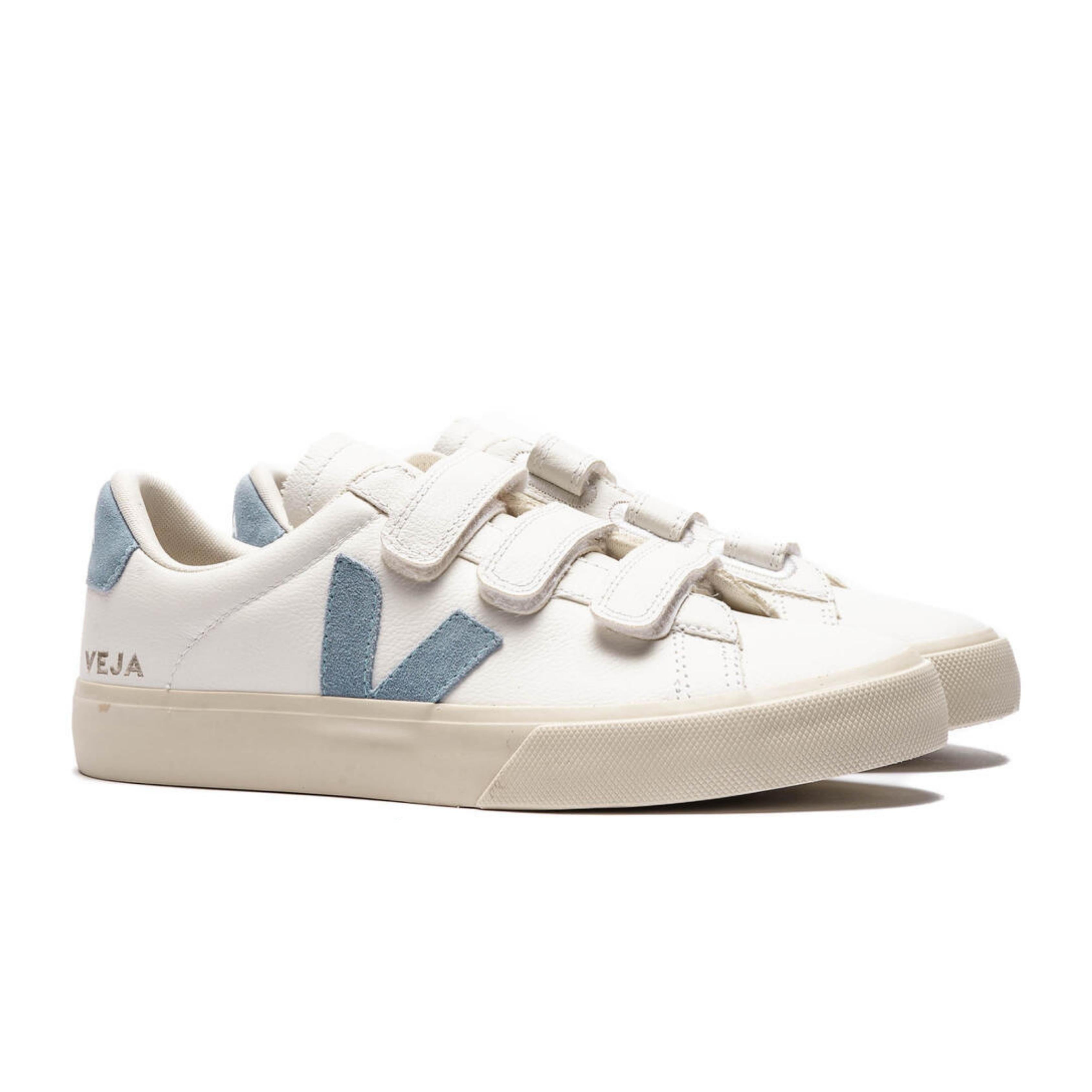 Veja Recife Chromefree Leather White Steel