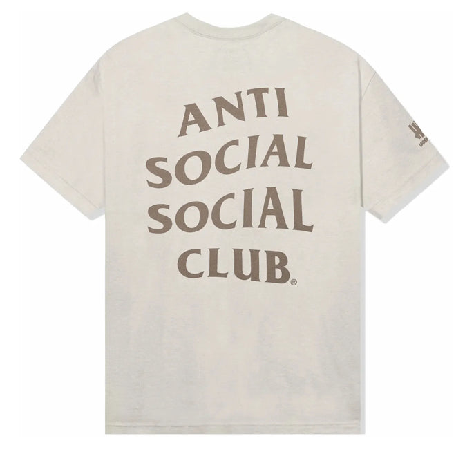 Anti Social Social Club Undefeated Still Paranoid Tee Light Sand