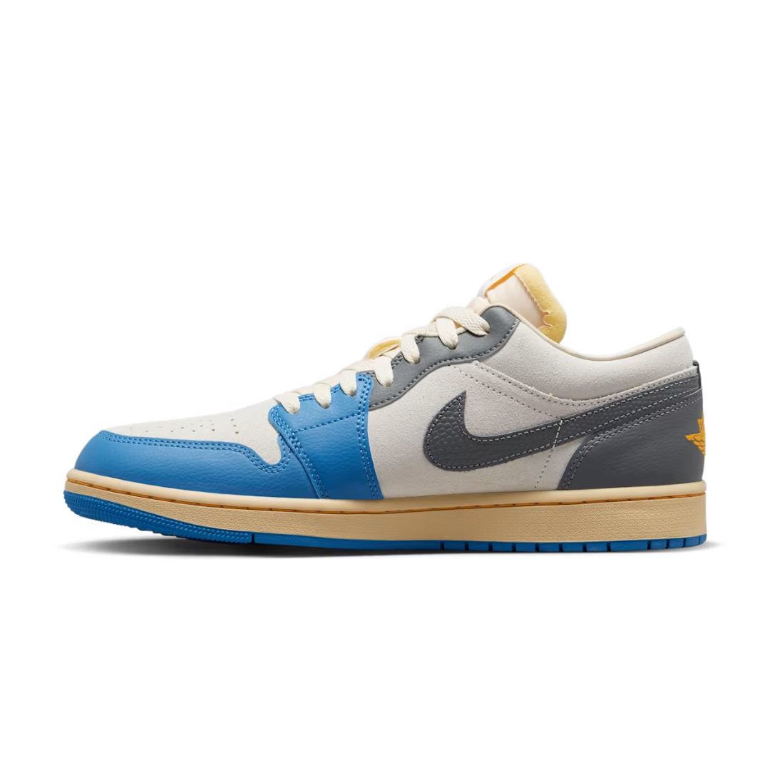Jordan Air 1 Low Vintage UNC White/University blue-grey-sail