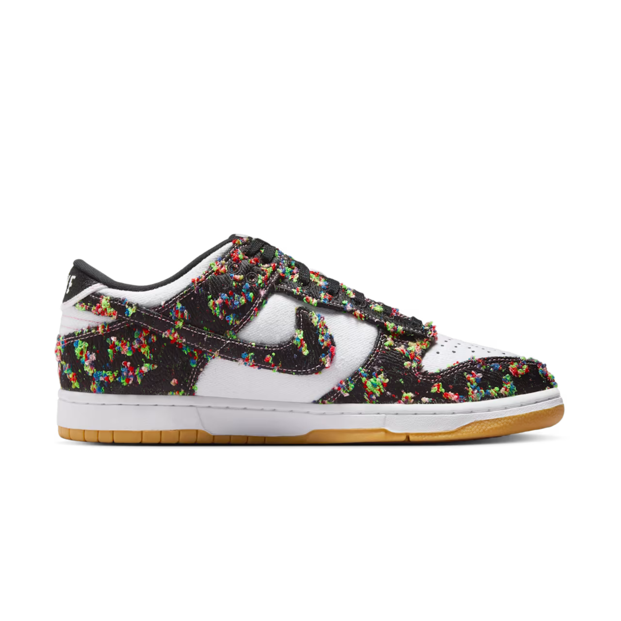 Nike Dunk Low White and Gum Yellow