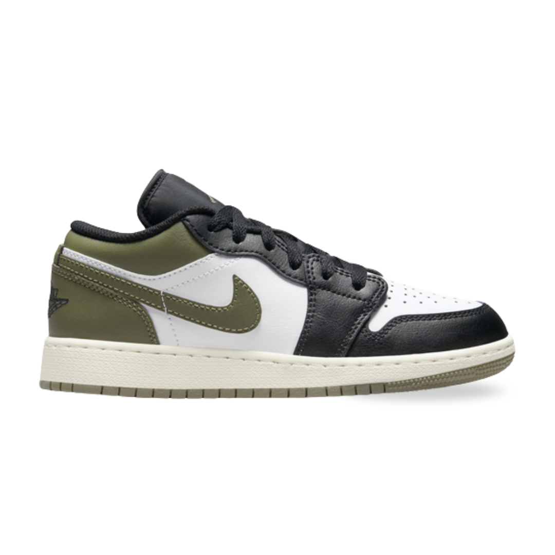 Jordan 1 Low 'Black Toe Medium Olive'
