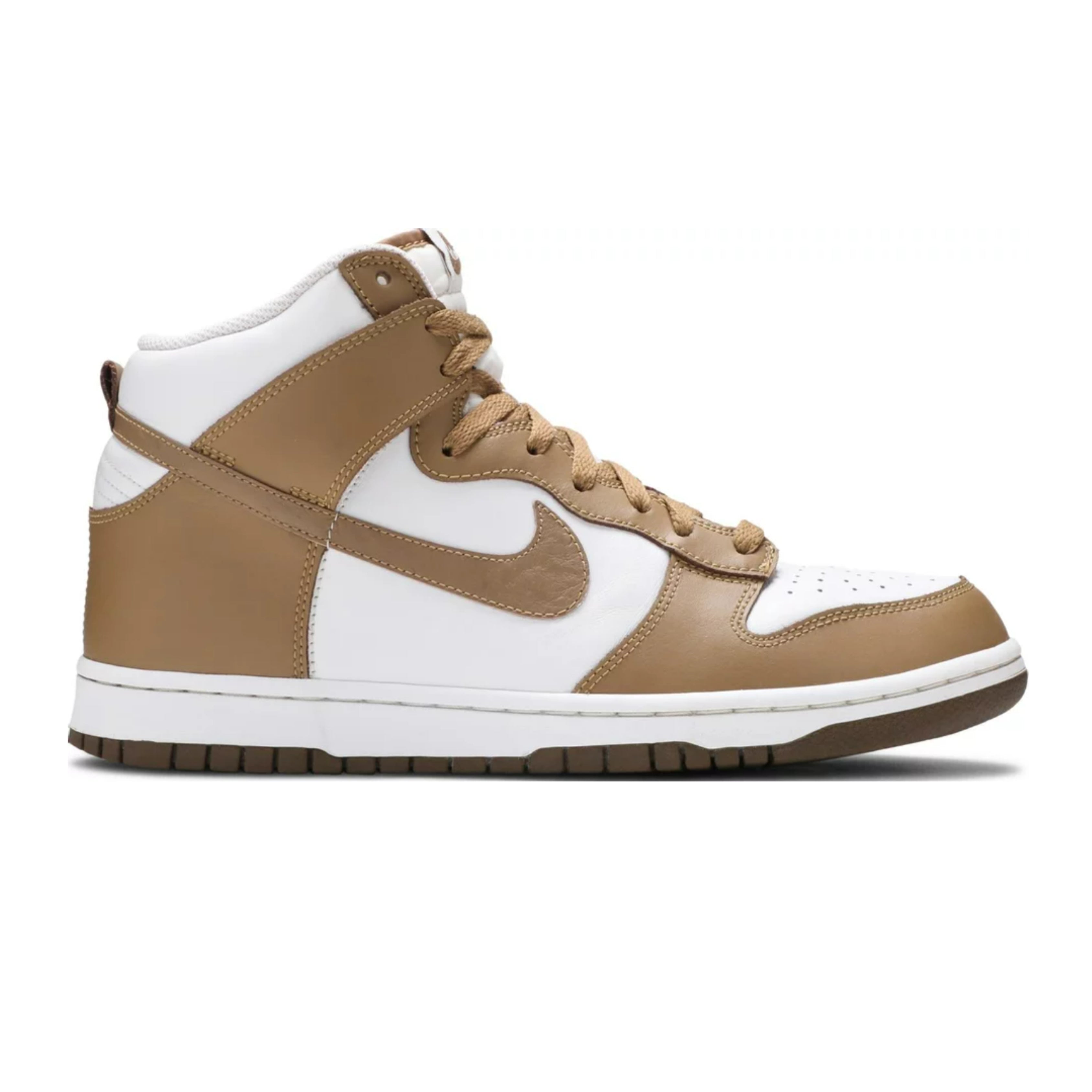 Nike Dunk High Ostrich Swoosh Pack White/Brown Kelp