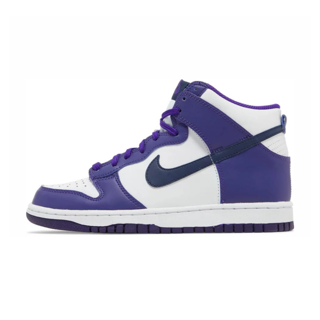 Nike Dunk High Electro Purple Midnght Navy (GS)