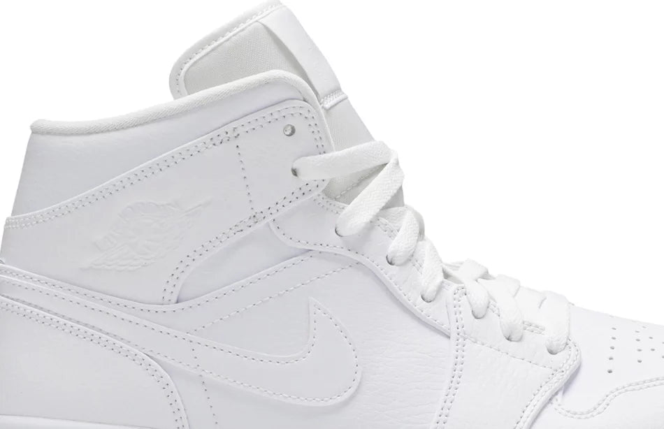 Nike Jordan 1 Mid Triple White (2020)