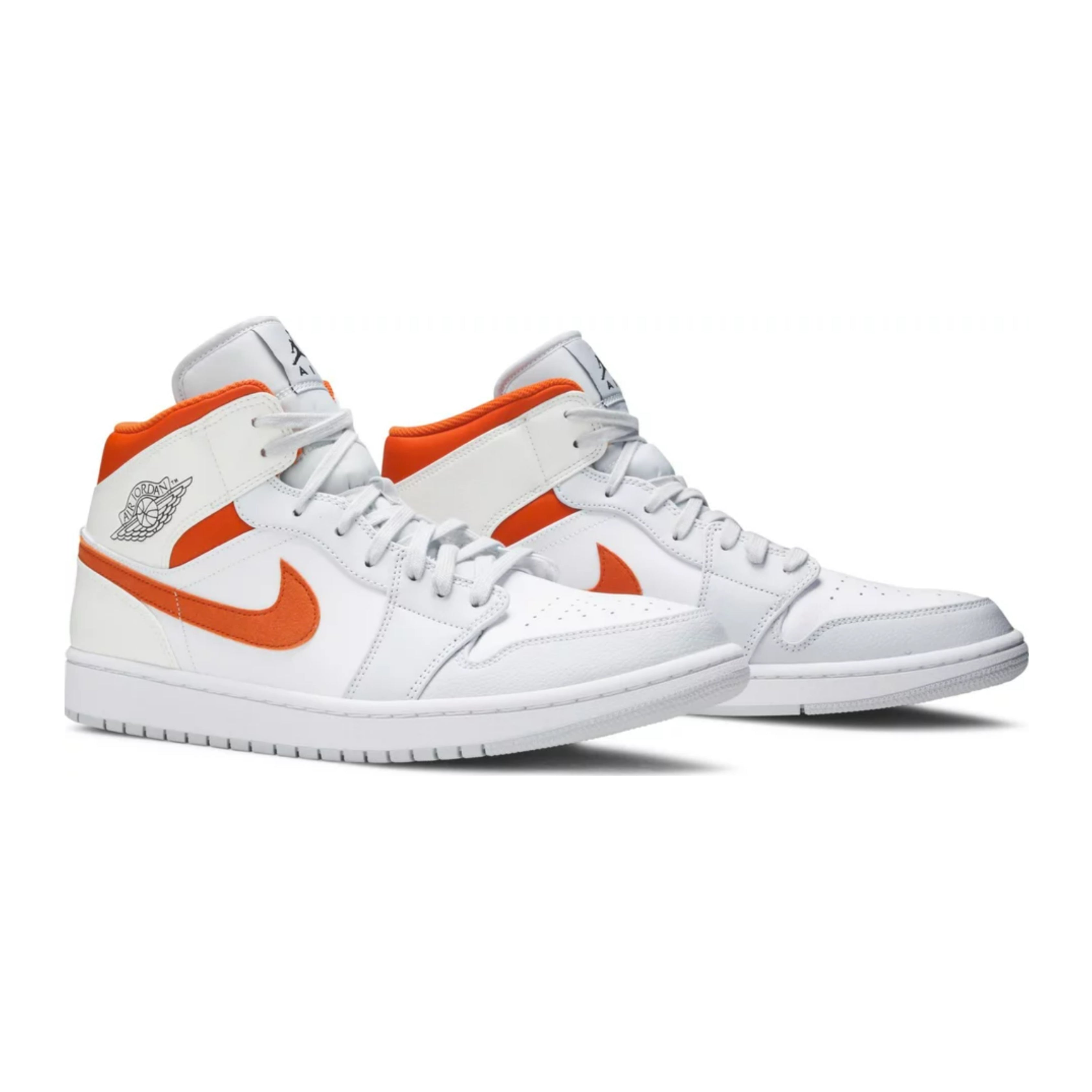 Jordan 1 Mid Starfish Pure Platinum